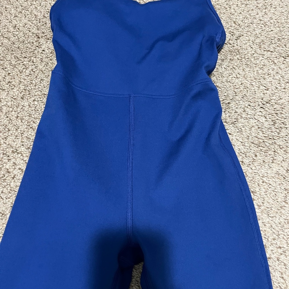 Blue jumpsuit